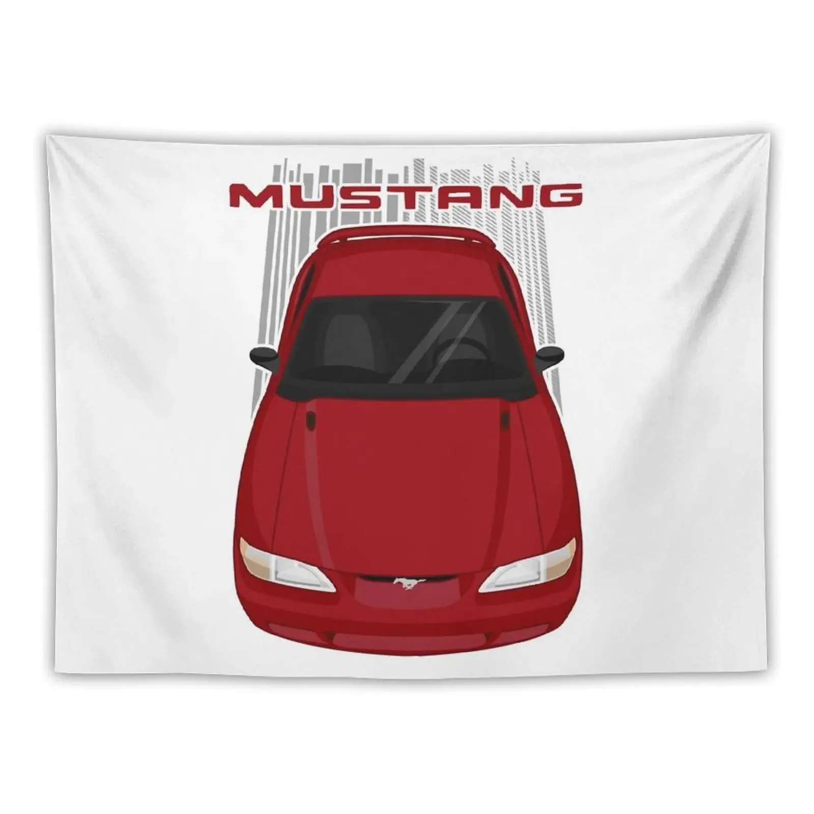 

Mustang GT 1994 to 1998 SN95 - Laser Red Tapestry Bedrooms Decor Wall Hanging Wall Tapestry