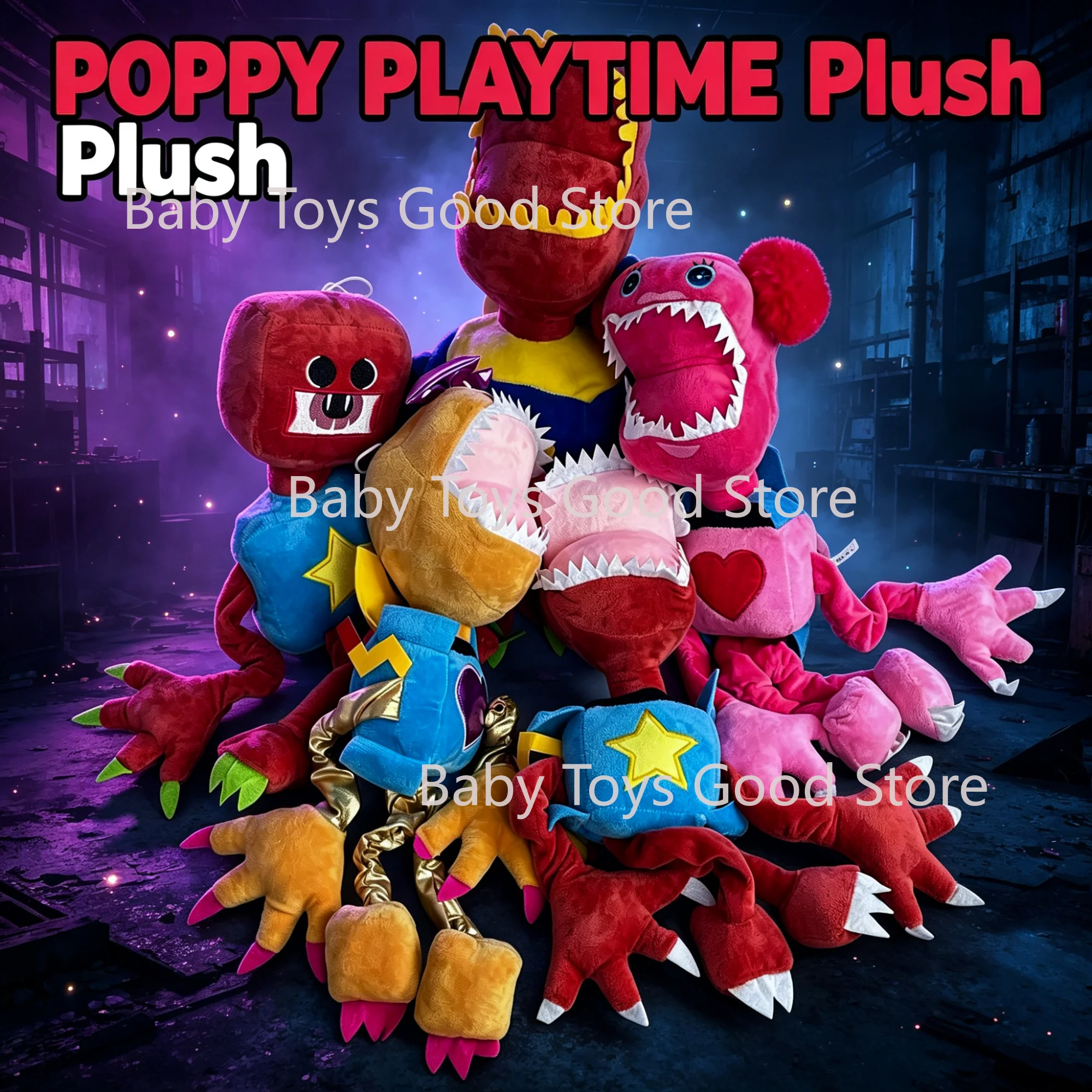 Poupées en peluche Boxy Boo de dessin animé, effrayantes, du jeu POPPY PLAYTIME, robot rouge, collection de cadeaux de vacances