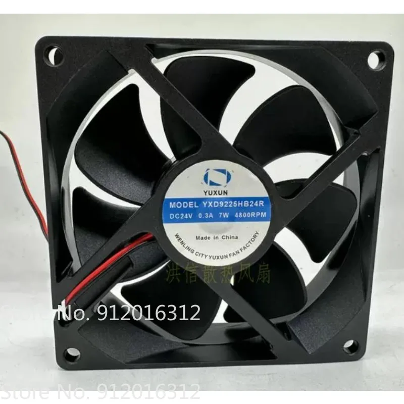 New Cooler Fan YU XUN 9025 YXD9225HB24R DC24V 0.3A 7W Inverter Fan 9cm 92*92*25MM