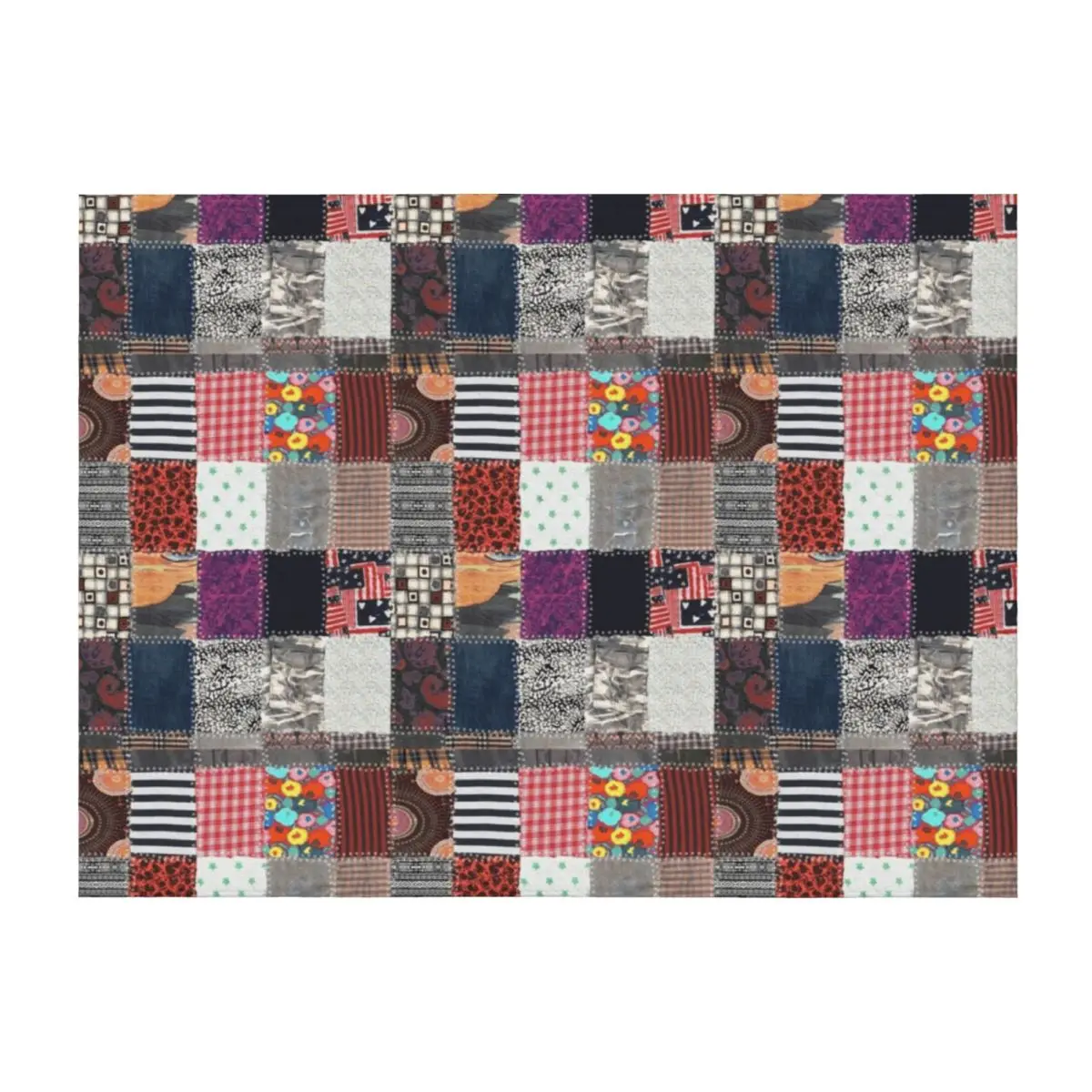 

Patchwork Fabrics Throw Blanket Single Heavy Luxury Throw Baby Blankets