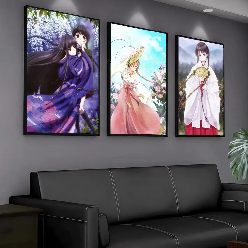 anime R-Red Data Girl-L Painting Calligraphy Artwork for Home Bedroom Office Wall Decoration Gift