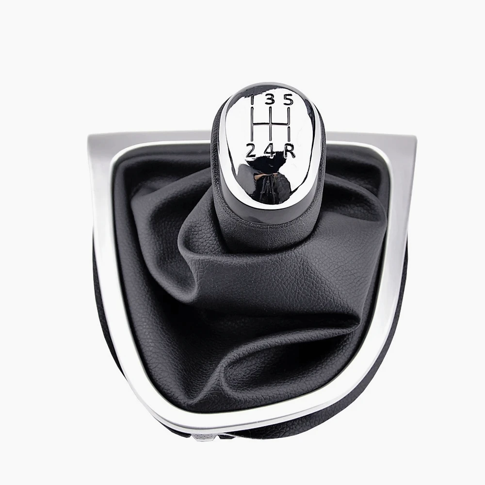

ZV-5 Speed For Renault Clio Mk4 IV 2012-2019 Gear Shift Knob Lever Shifter Pen Gearbox Gaiter Boot Collar Case Cars Accessories