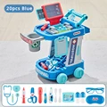 20pcs blue cart
