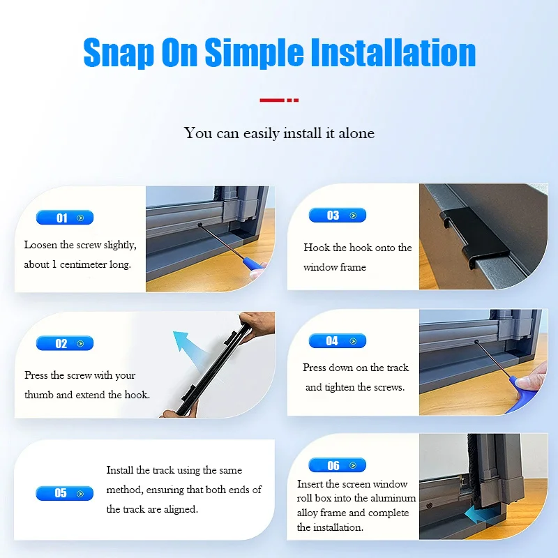 سبائك الألومنيوم نافذة الشاشة مشبك نوع نافذة شاشة قابلة للفصل نوع التمرير دفع سحب نافذة شاشة قابلة للطي مثبتة ذاتيًا