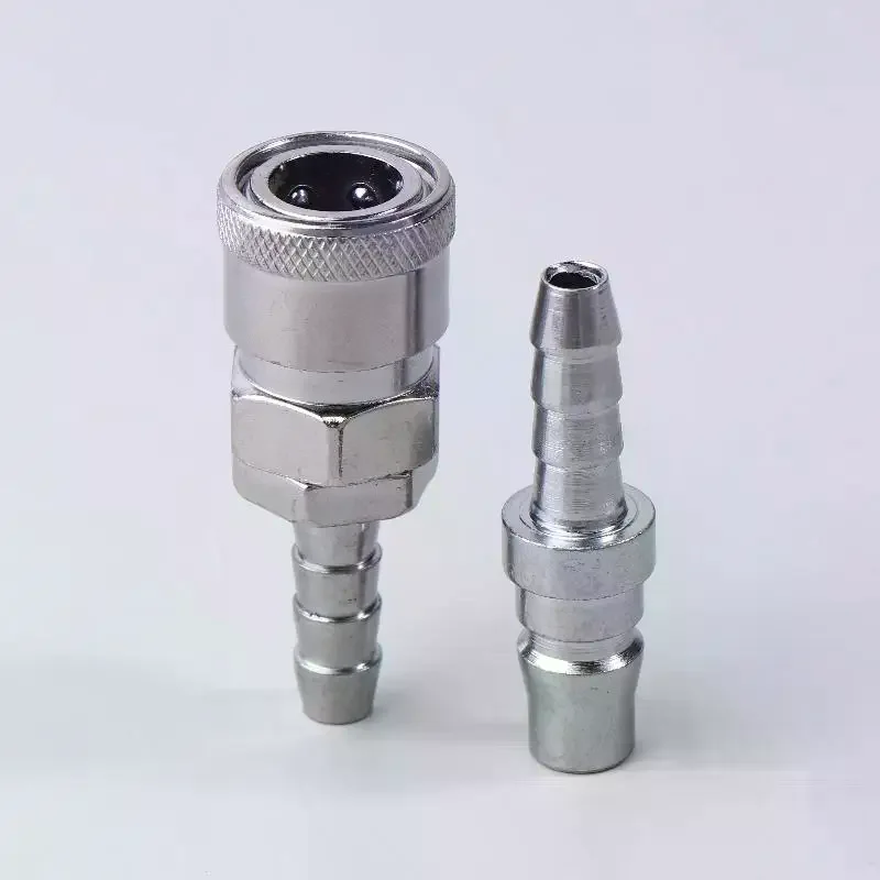 2Pcs Coupling Connector Pneumatic Euro Type SH20 PH20 Quick Coupler For 8mm Tube Compressor Accessories
