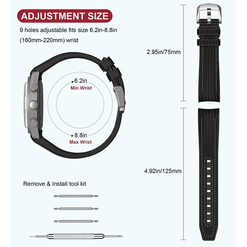20mm Quick Release Strap for Swatch X Omega joint MoonSwatch Men Women Curved End Weave Silicone Rubber Watch Band Bracelet Tool