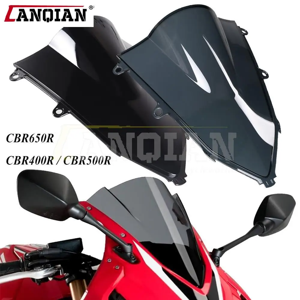 

CBR650R Motorcycle Windshield Windscreen For HONDA CBR 650 R 650R 2019 2020 2021 2022 Wind Shield Screen Deflector Extention Kit