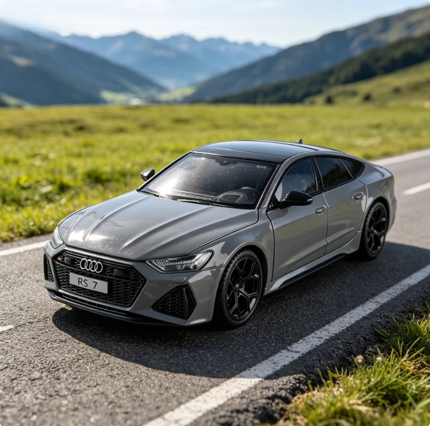 Replica 1:24 Genuine RS7 Alloy Car Model Decoration Toy Gift，Simulation Racing Toy for  Friend, Perfect Birthday Gift for Friend