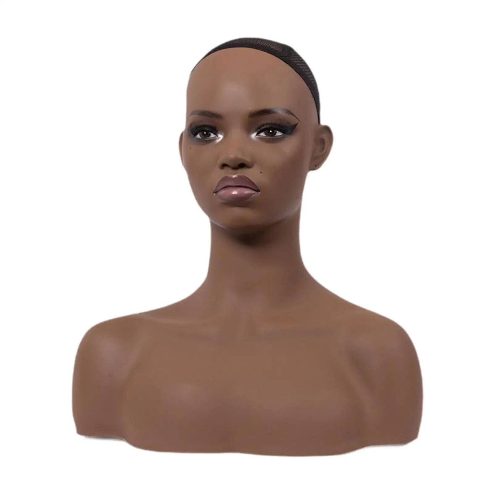 

Female Mannequin Head Multipurpose Manikin Head for Jewelry Earrings Hats