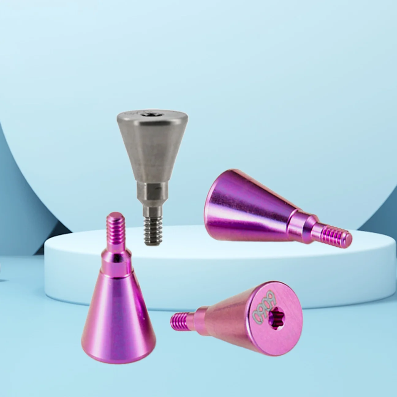 ITI Implant System Compatible Titanium Healing Abutment (6PCS Pack) – Dental Lab Restoration Component