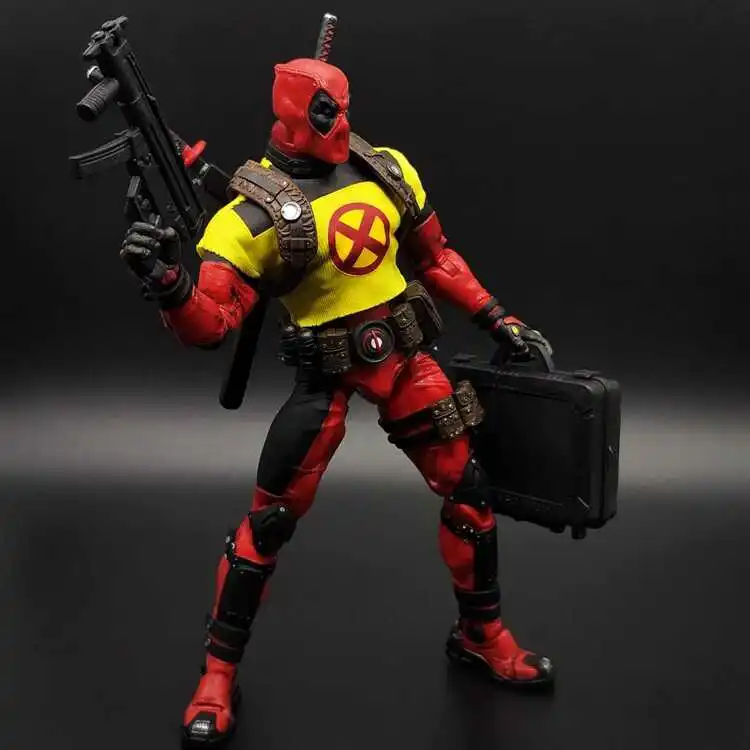 New Marvel Universe Deadpool Anime Action Figure X-Man DST Modle Battle Suit Luxurious Collection Modle Friend Gift In Stock