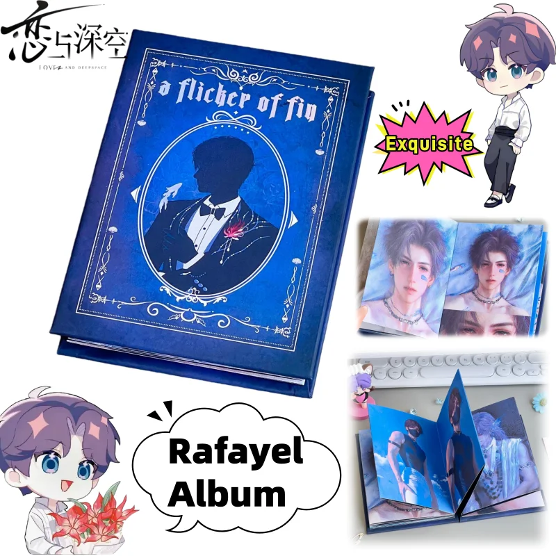 

Новый сбор «Любовь и глубокое пространство» Rafayel, креативный изысканный товар с персонажами аниме, сложенный каталог, персонализированная высококачественная художественная книга