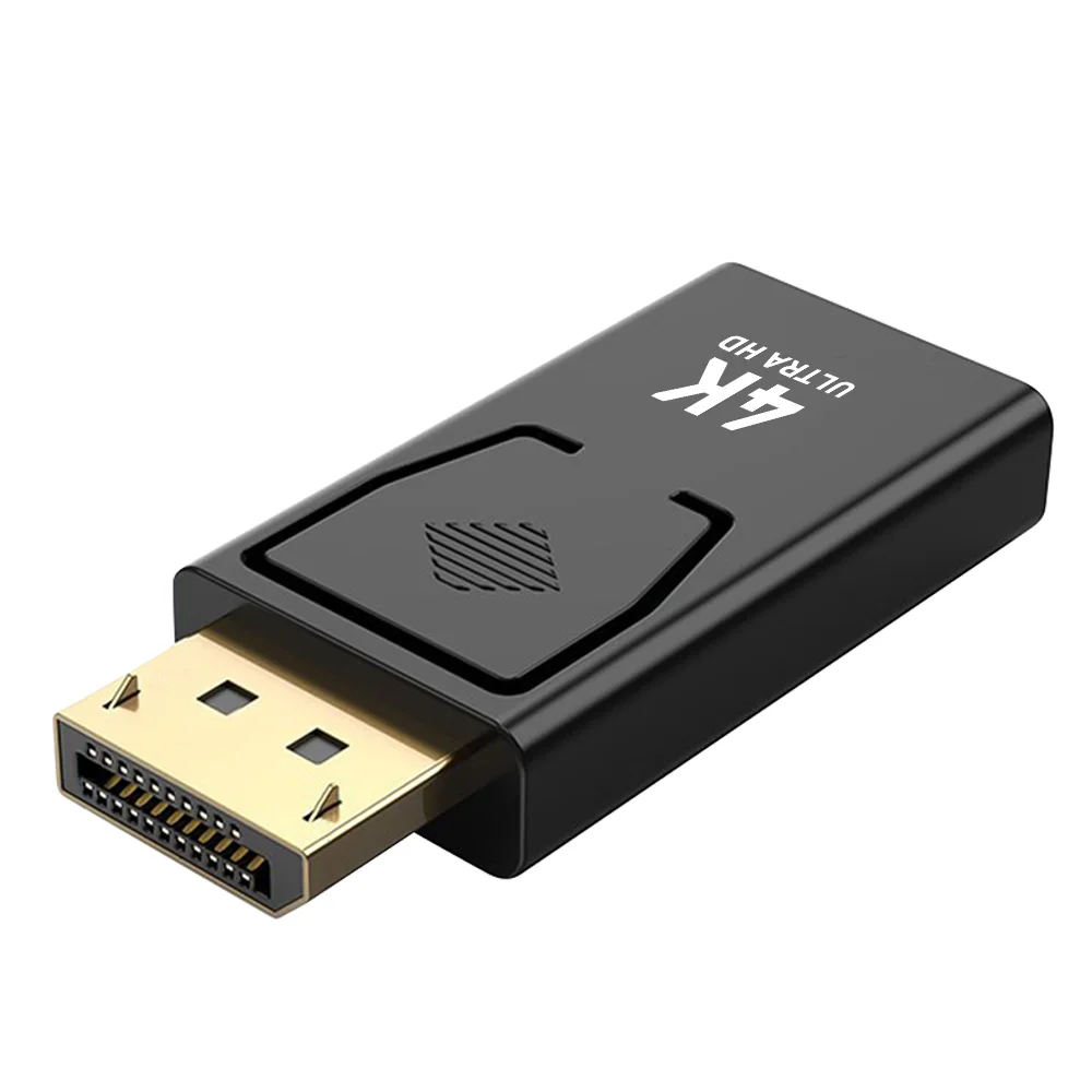 Adapter 4K DisplayPort na HDMI 4k@60hz DP męski na żeński konwerter 3D kompatybilny z HDMI do komputera PC HDTV Laptop Moni