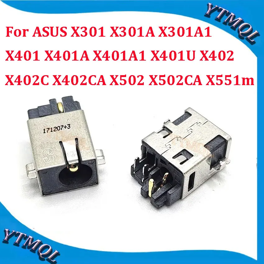 10-100Pcs DC Power Jack Connector For ASUS X301 X301A X301A1 X401 X401A X401A1 X401U X402 X402C X402CA X502 X502CA X551m