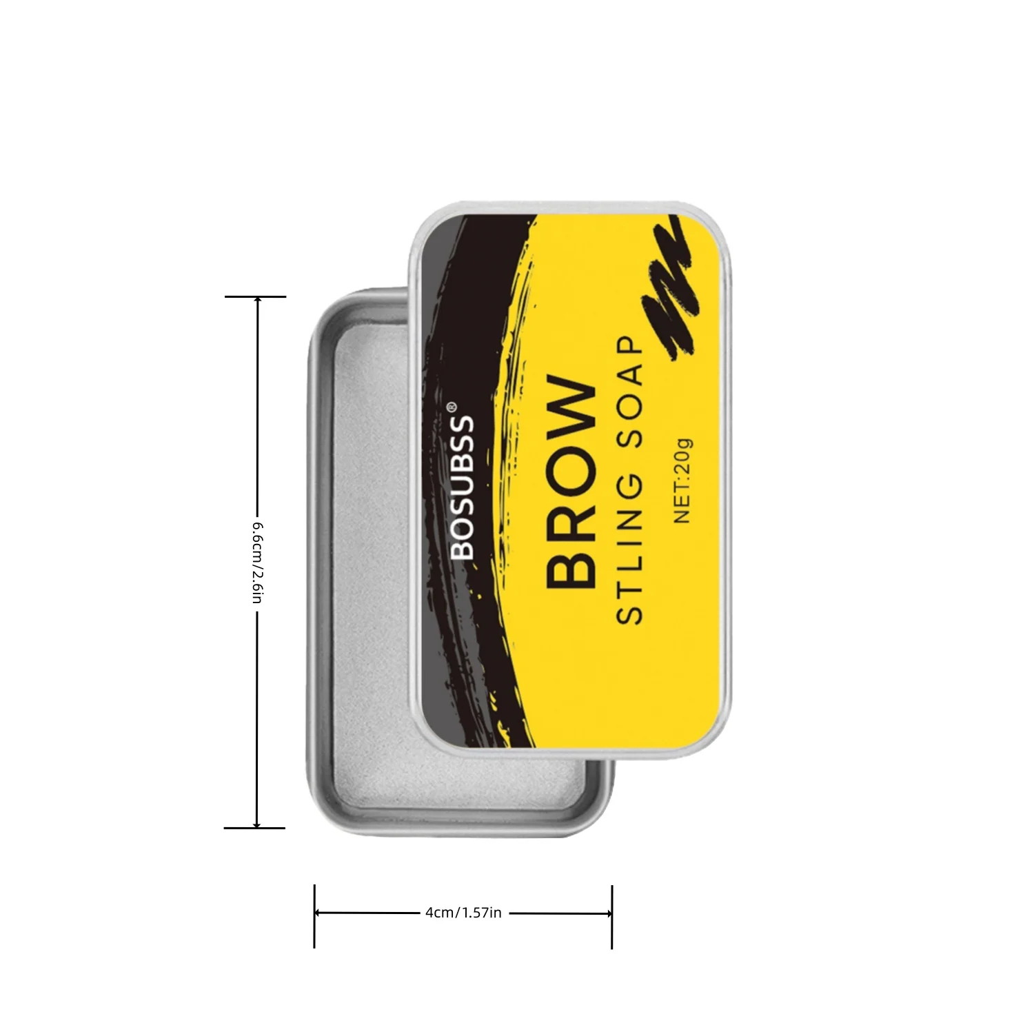 جل تصفيف الحواجب الشفاف المقاوم للماء - شمع حواجب شفاف، عقد طبيعي طويل الأمد، مقاوم للتلطخ ومنعش، مثالي لداي #2