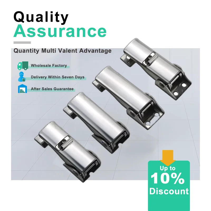 

304 Stainless Steel Adjustable Anti Loosening Buckle Lock Suitable For Toolbox Cabinets And Industrial Machinery Equipment