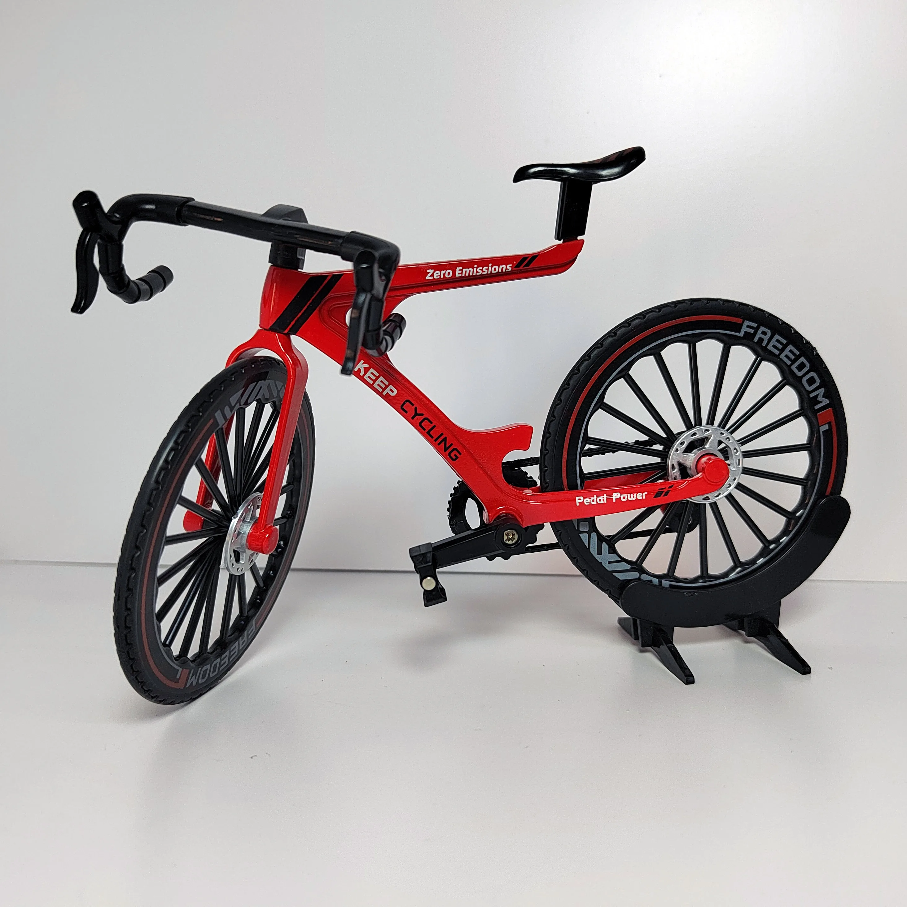 

New 1:8 Mini Model Alloy Bicycle Diecast Metal Finger Mountain Bike Simulation Decoration Toys Gifts Boys