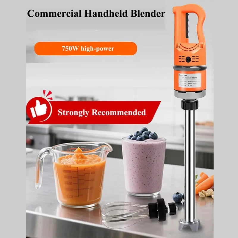 New Design Hand Held Food Blender Stainless Steel Cosmetic Homogenizer Commercial Coffee Shop Mixing hine