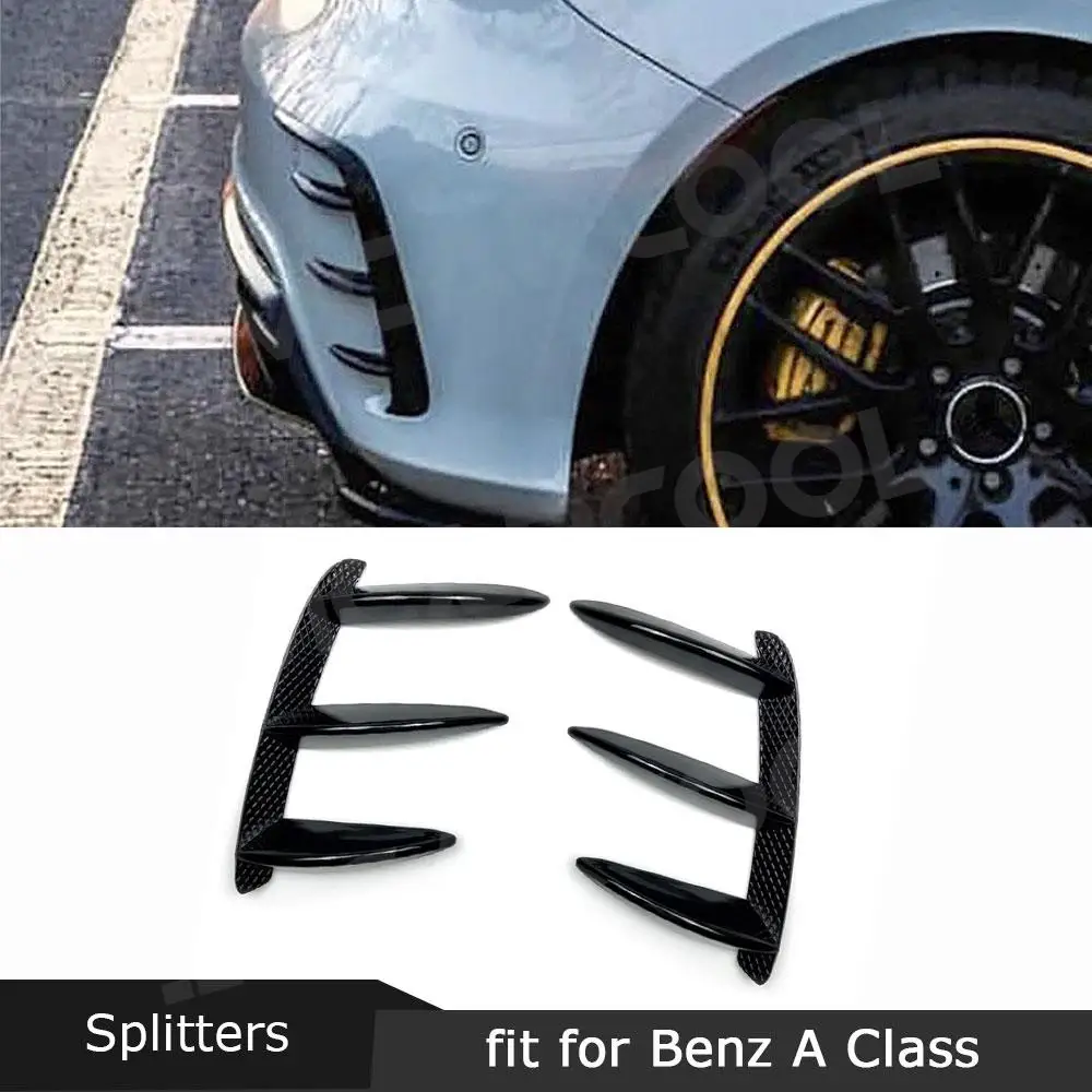 

Rear Side Air Fender Spoiler Bumper Frame Trim for Mercedes Benz A Class W176 A200 A260 2013-2018 ABS Trim Cover Car Styling