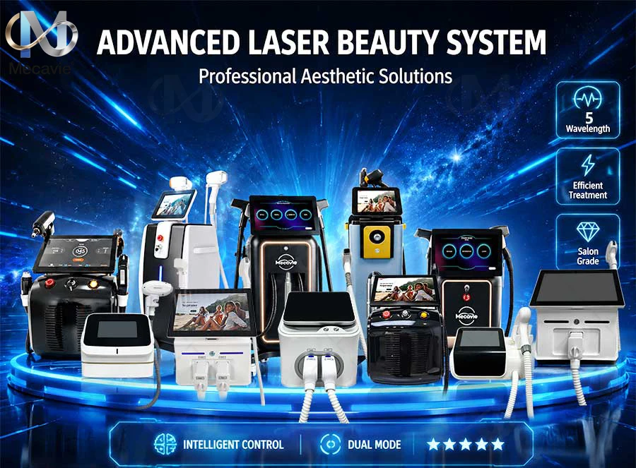 2026 Professional 5000W Four-Wave Diode Laser Hair Removal Device Suitable for Beauty Salons