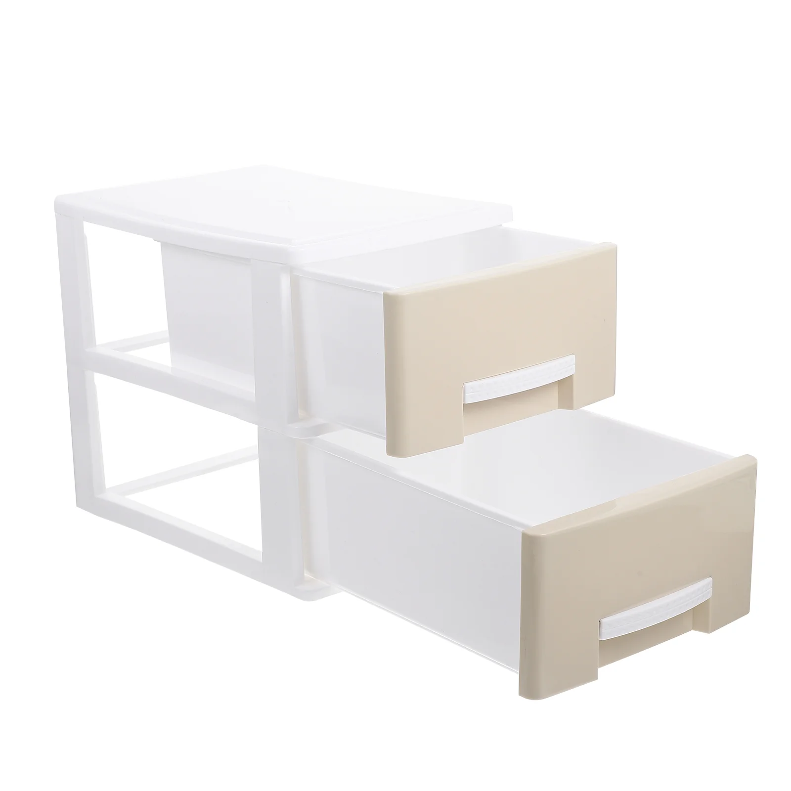 

Desktop Storage Box Stationery Container Bins with Drawers Mini inside Tabletop Case Multi-layer Jewelry