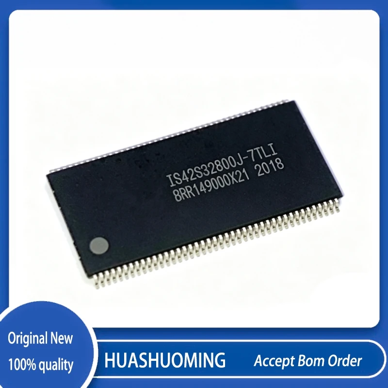 2Pcs/Lot  IS42S32800J-7TLI-TR  IS42S32800J-7TLI  IS42S32800J  TSOP-86
