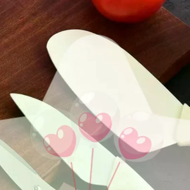 Stainless Steel Kitchen Knife And Scissors Five-Piece Set [Including Knife Holder] Complete Home Set