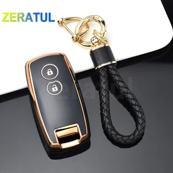 TPU Car Remote Key Case Cover Shell Fob Keyless Holder For Suzuki Grand Vitara SX4 S-Cross XL-7 sch4 Swift 2007 - 2010