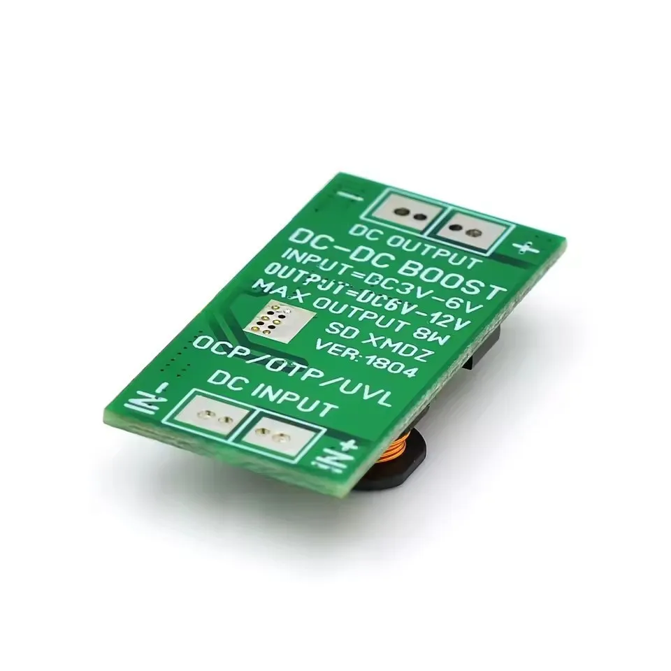 10pcs Low Voltage High Power Boost Regulator Module 8W 5V 12V DC Pad to DC Converter for Arduino