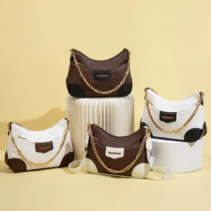 VRClassic Double-Layer Croissant - Upgraded Version2026Popular-border women's bags, from Guangzhou factory, ligh
