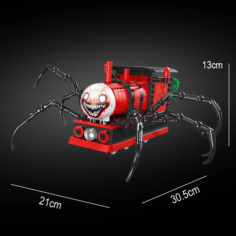 لعبة الطوب موديل MOC للأطفال والكبار ، لعبة الرعب ، تشو تشبيد ، إدوارد ، وحش ، عنكبوت ، قطار ، حيوان مع أضواء ، هدية