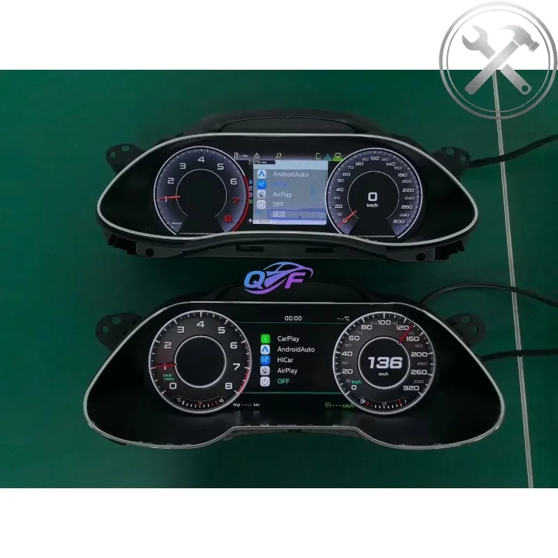 

Latest 12.3 Inch LINUX LCD Digital Virtual Cockpit Dashboard Speedometer Instrument Cluster Auto Retrofit for A4L A4 A5 Q5 SQ