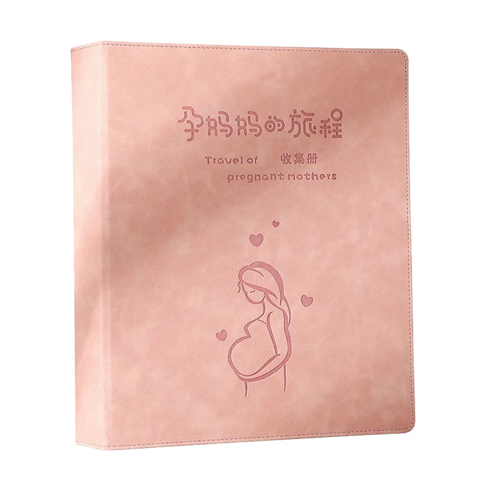 Diario de embarazo Libro de recuerdos de maternidad Recuerdo de tapa dura para la planificación de llegada del bebé Regalo único para las mamás esperando Vintage