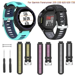 Garmin forerunner 235 220 620 630 735xt用の交換用リストバンド,スマートウォッチ用の交換用ストラップ