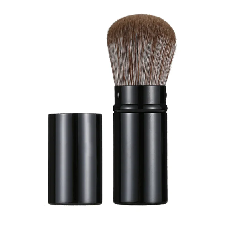 Powder/Blush Brushes New Retractable Single Soft Loose Powder Blush Brush Portable Beauty Cosmetic Tool brochas maquillaje