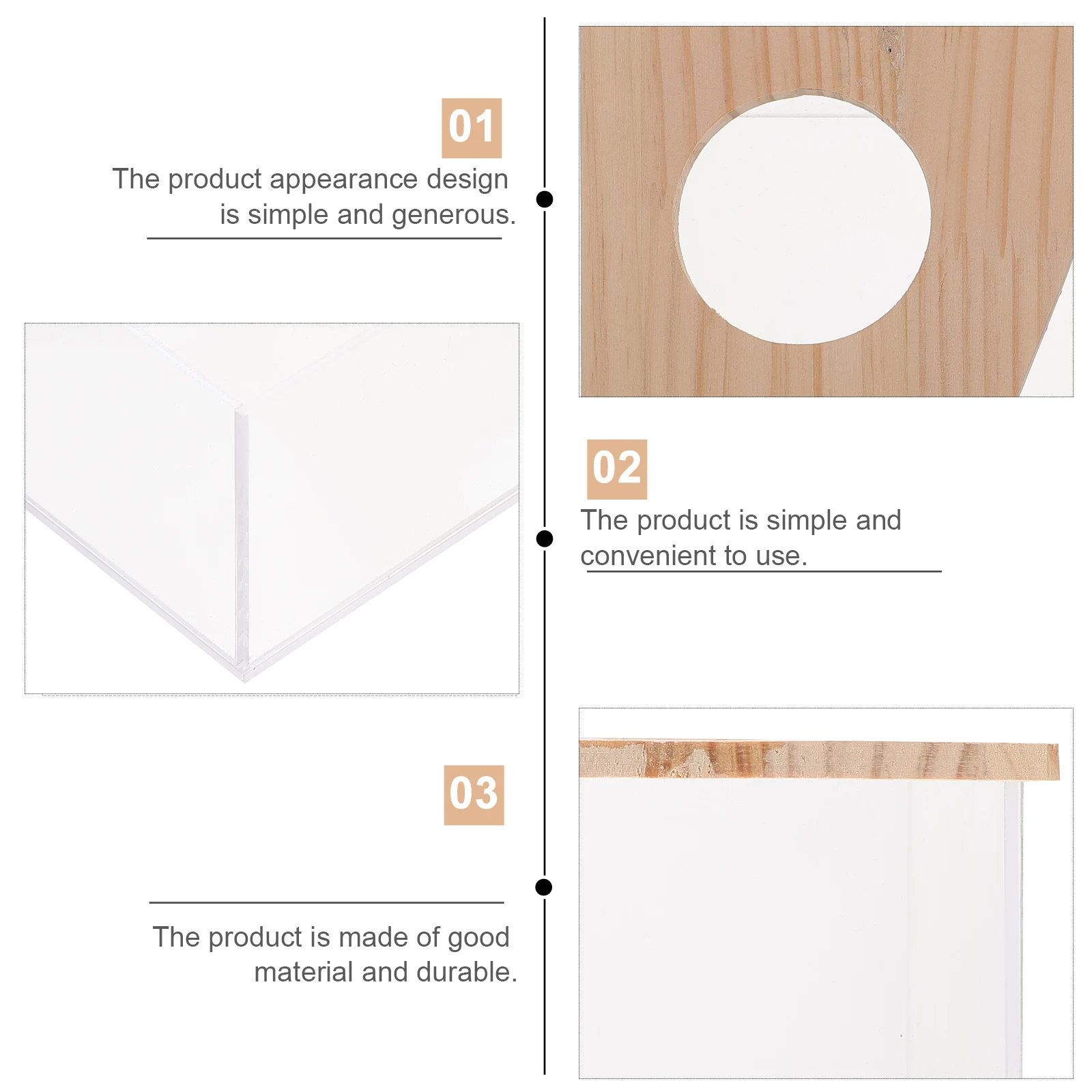 

1Pcs Sand Bath Box Acrylic Shower Basin Hamster Bathtub Transparent Pet Supplies Smooth Edges Fun Clean Healthy