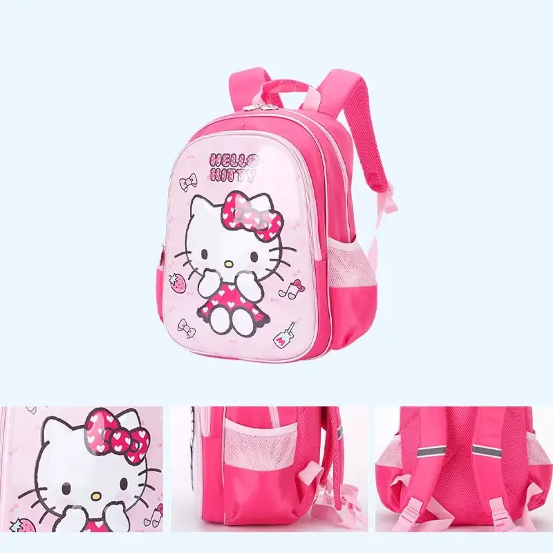 Sanrioed Hello Kitty Anime urocza duża pojemność plecak dla dzieci tornistrów kreskówkowa torba na ramię prezent dla przyjaciela podróży dla uczniów