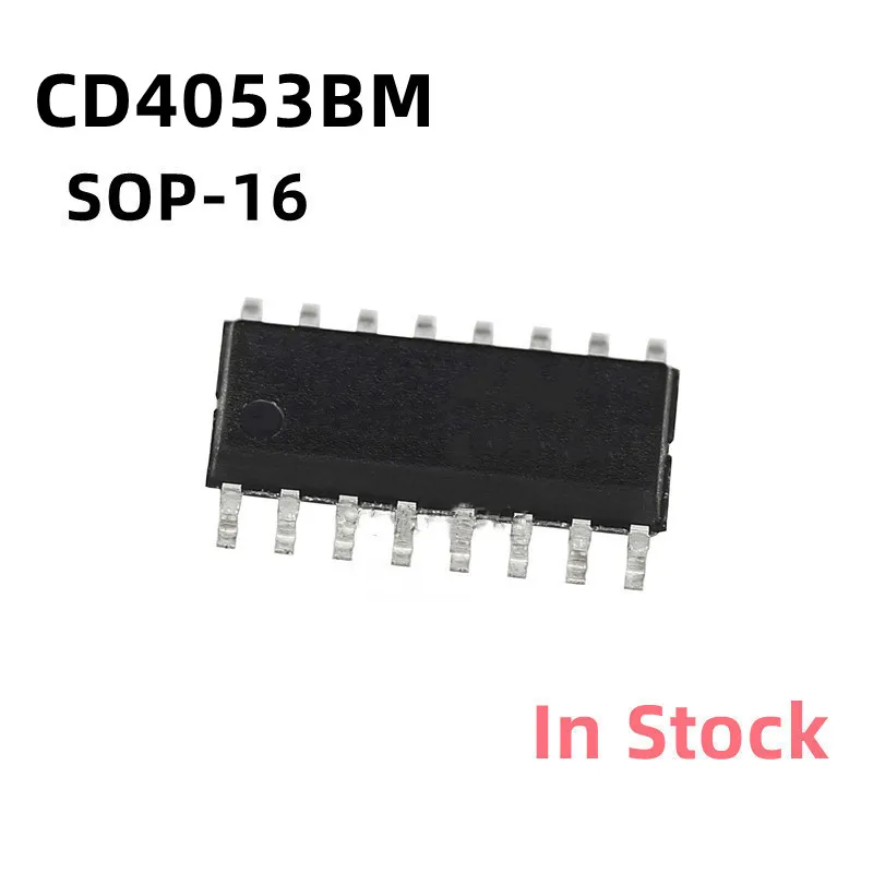 10PCS/LOT CD4053BM HCF4053 HEF4053 SOP-16 Analog switch In Stock