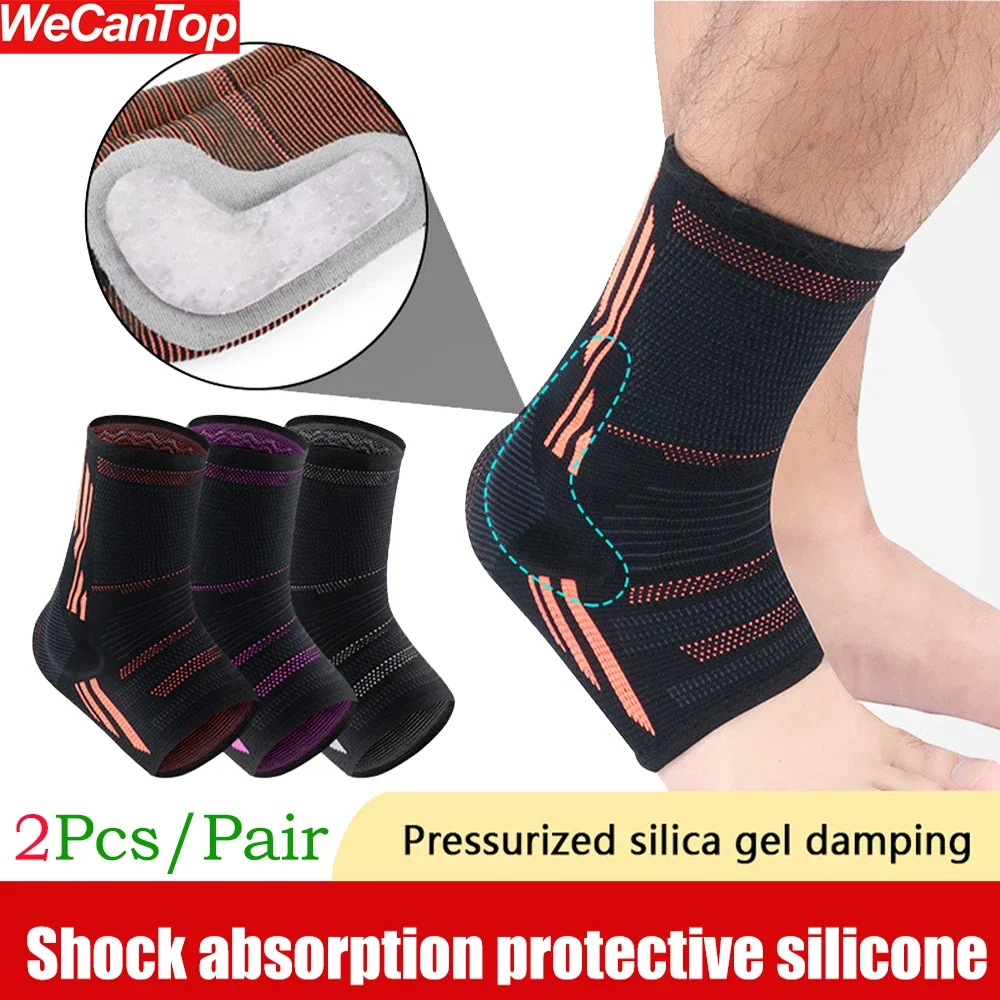 1Pair Ankle Support Braces for Women Men - Helps Stabilizes the Ankle Muscles & Joints For Injury Healing & Pain Relief & Sports