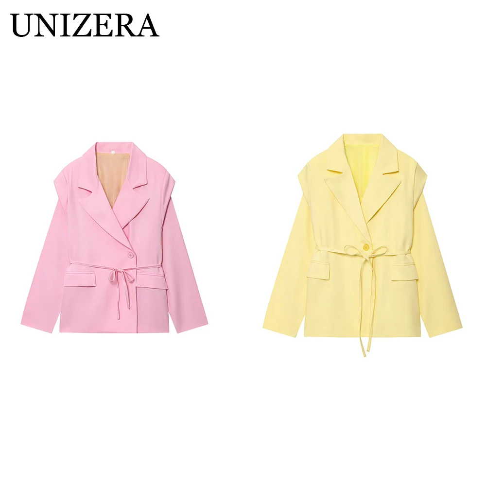 

Женская одежда в европейском и американском стиле, новый стиль, универсальная, прилегающая талию, на шнуровке, с широкими плечами, куртка с длинными рукавами