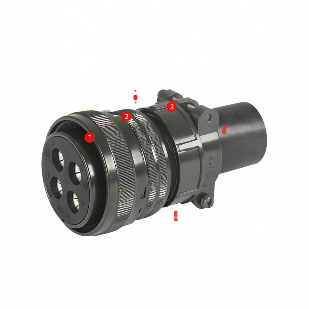 Industrial Aviation Plug Waterproof Connector Pure Copper Cable Socket Terminal Electrical Wiring Power Connection Component