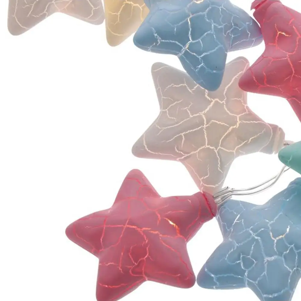 

Colorful Christmas Star String Lights LED String Lights Battery Powered Christmas Fairy String Lamp 2m Xmas Ornaments Light