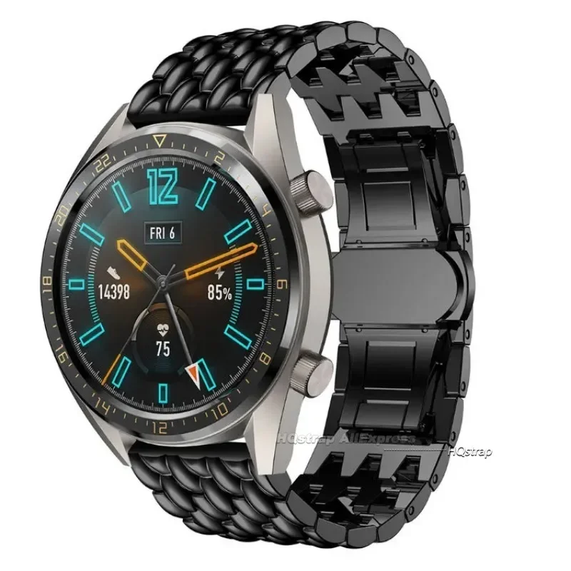 20mm 22mm Metal Strap for Huawei Watch GT4 GT3 GT2 Bracelet for Samsung Watch 3 Gear S3 Frontier/Classic Active 2 Amazfit Band