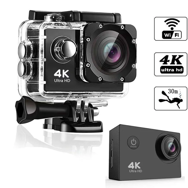 

Motion Camera, 4K HD Camera Wifi Diving Sports Camera DV Waterproof Outdoor Underwater Camera A005