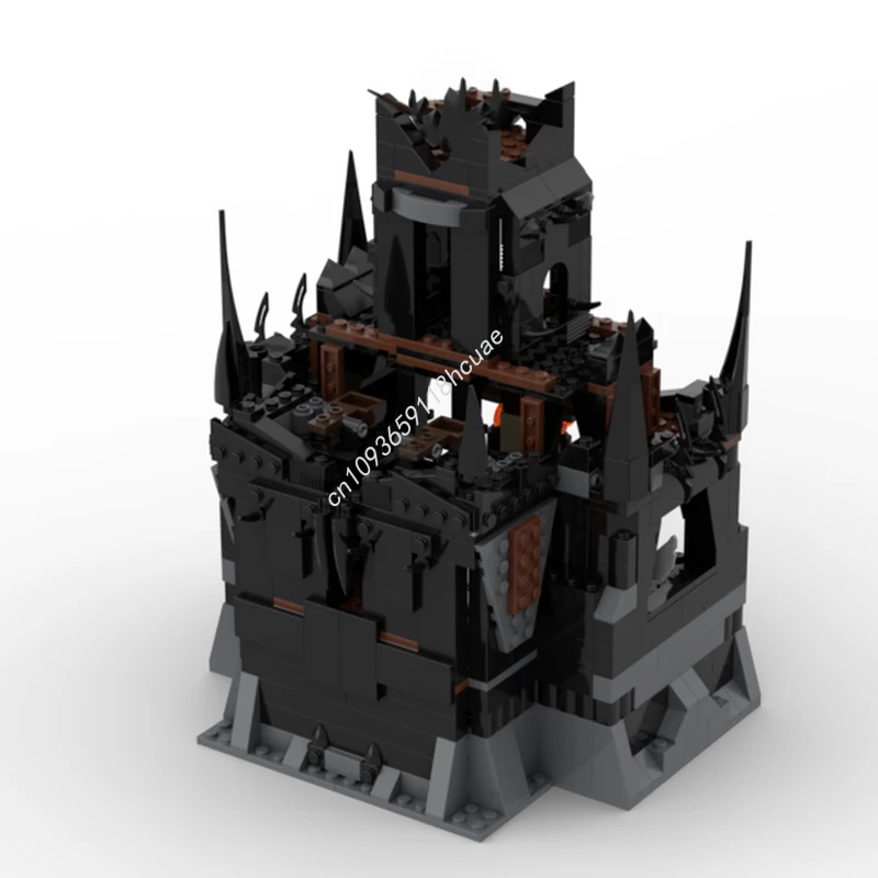 

523 шт. MOC Orc Fort The Lordes of the Ringsss, строительные блоки, рождественский подарок премиум-класса «сделай сам», предназначенный для взрослых и хобби, подарок F