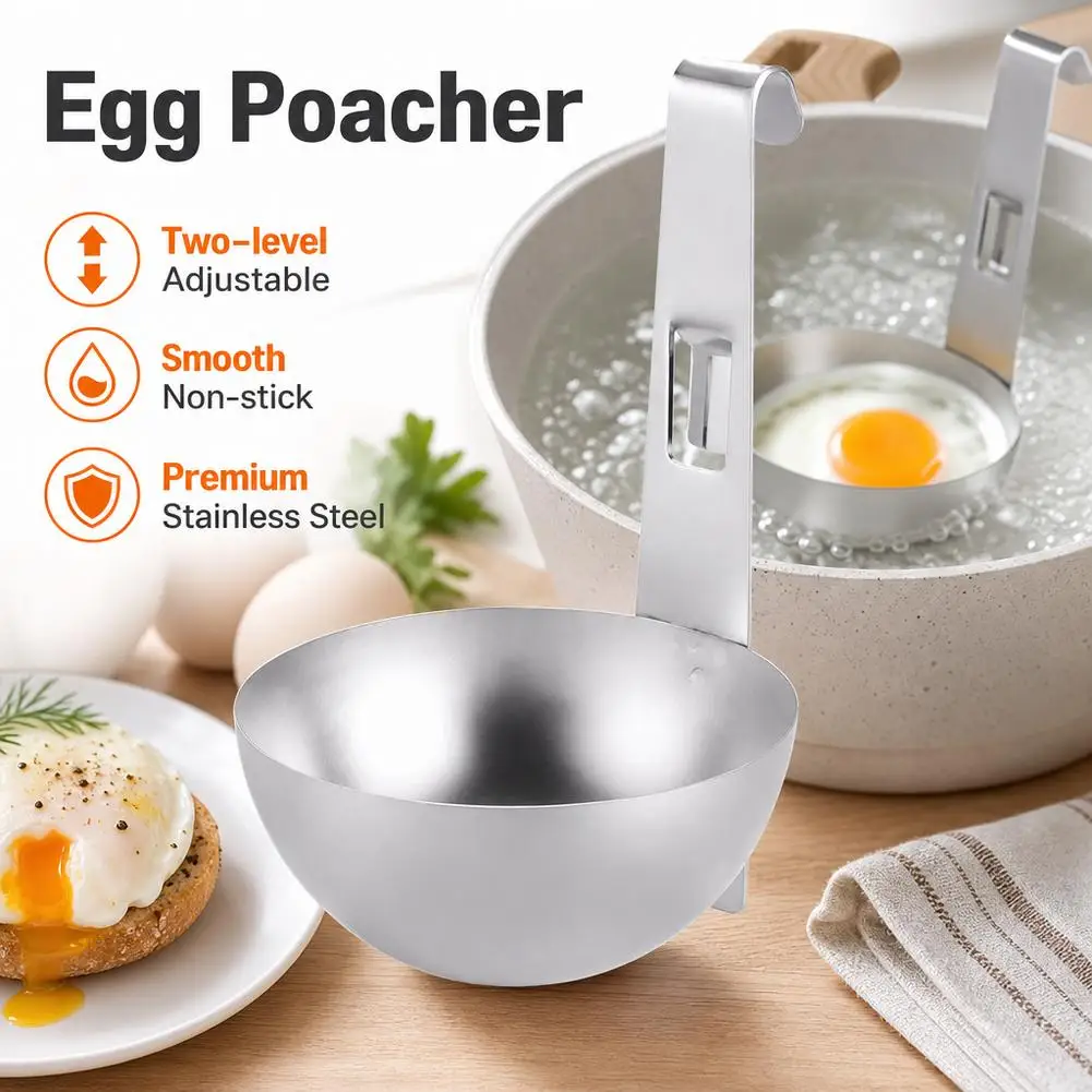 Poached Egg Cup Stainless Steel Poaching Cups High Temperature Resistance Kitchen Egg Boiler Tools