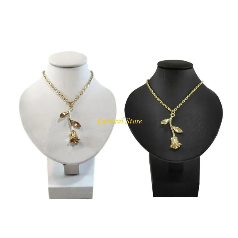 

M4YF Elegant Jewelry Display Mannequin Necklace Rack for Exhibitions and Shops