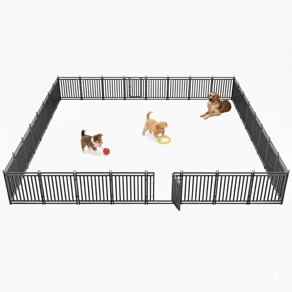 Thickened Metal Dog Fence, 47