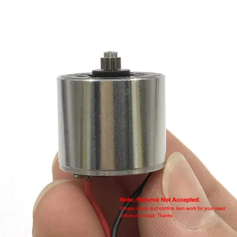 DC 5V 6V 12V 18000RPM High Speed Precision Micro Mini 20mm Big Coreless Motor 10 Teeth Metal Gear DIY Toy Tattoo Machine Model