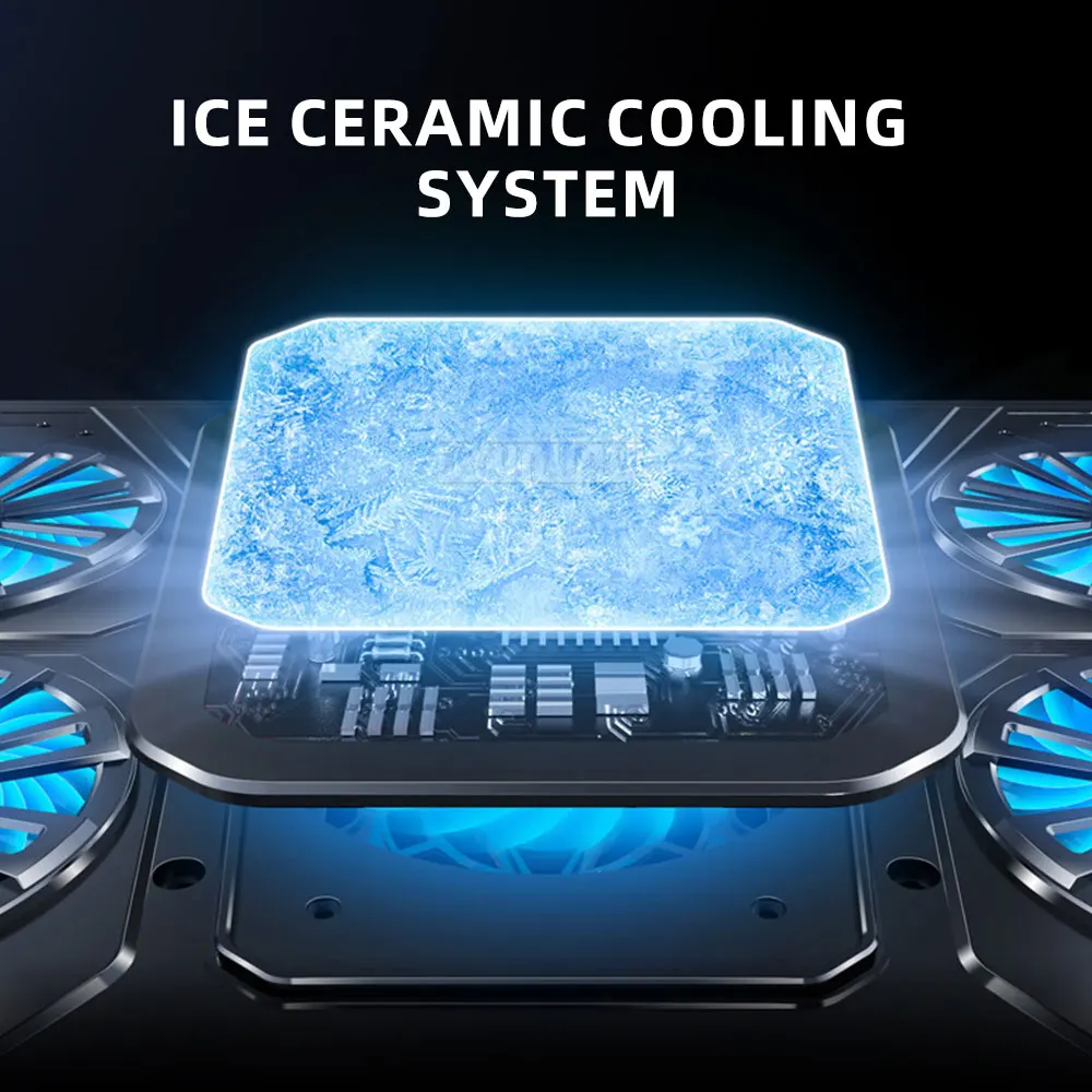 D13 notebook cooler, semiconductor cooling, 15.6-inch cooling base with silent heat dissipation stand